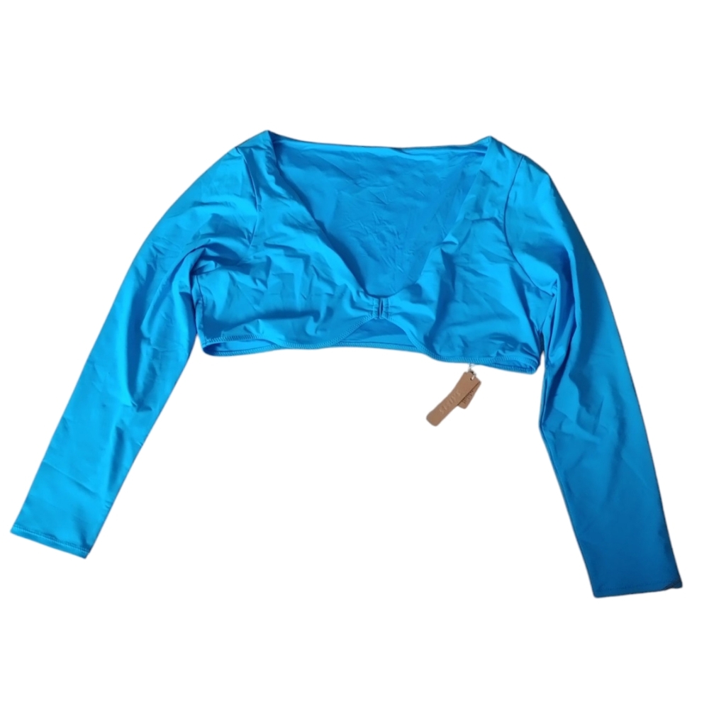 SKIMS Swim Long Sleeve Shrug Top
